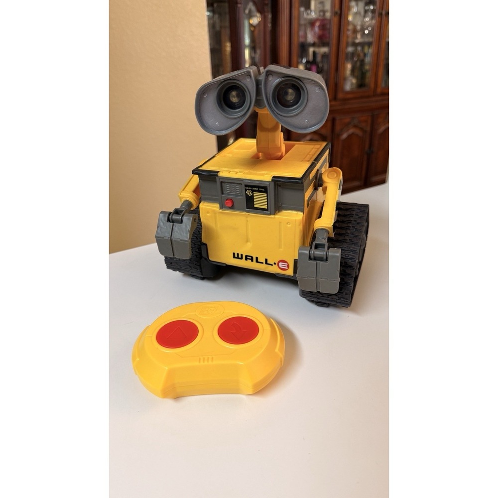 Disney Pixar WALL-E Remote Control RC Robot Toy Mattel 2020 Tested Lights Sounds
